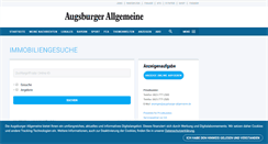 Desktop Screenshot of immo-anzeigen.augsburger-allgemeine.de